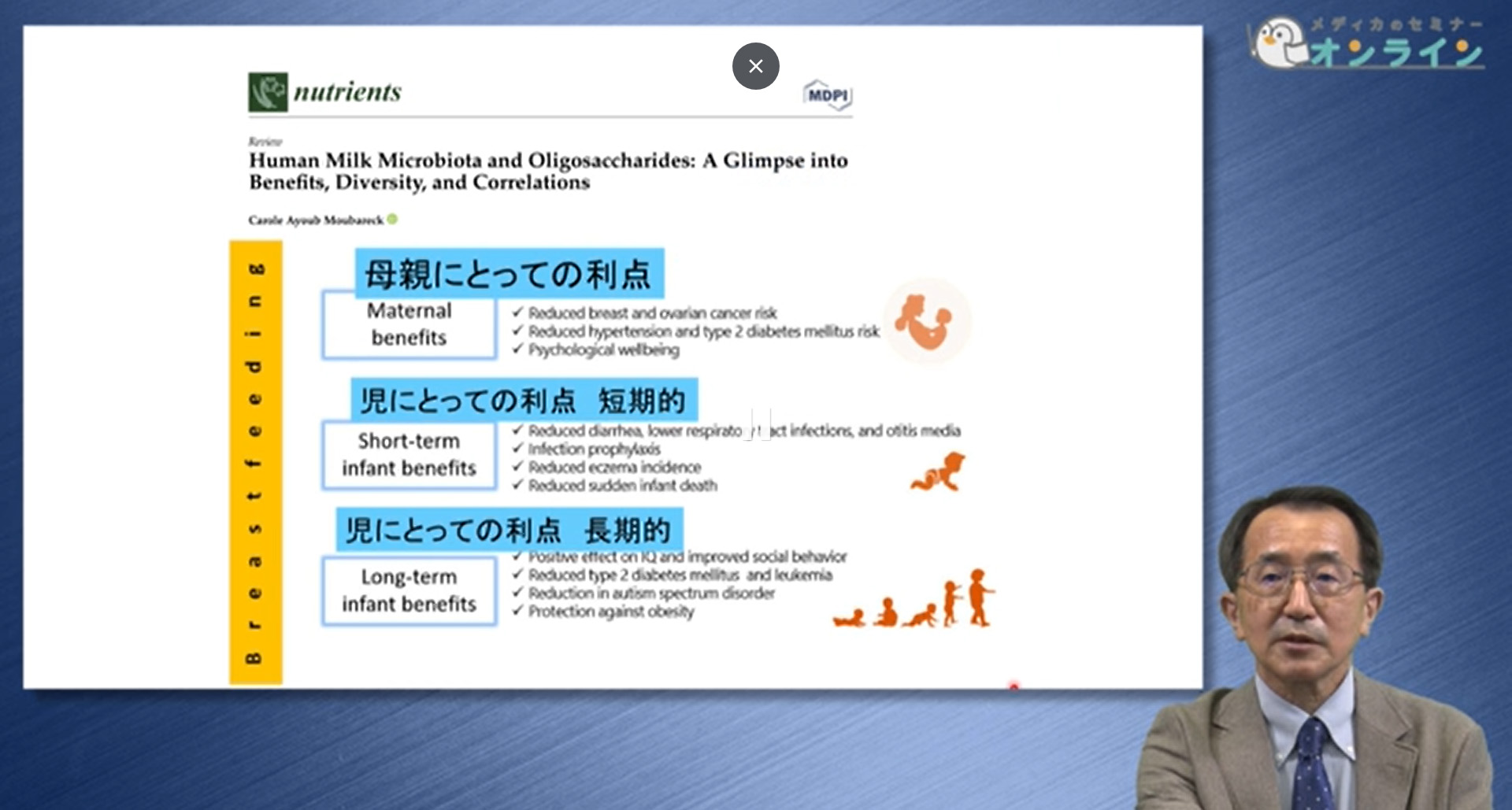 少子化の今こそ！　母乳育児をともに歩もう　【スライド資料ダウンロード】