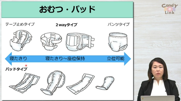 排尿ケアの実践：おむつ・パッドを極める！